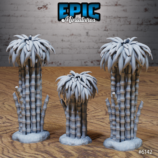 Swamp Lands Terrain Scatter Set - Bamboo (3 Variants Available) - Epic Miniatures