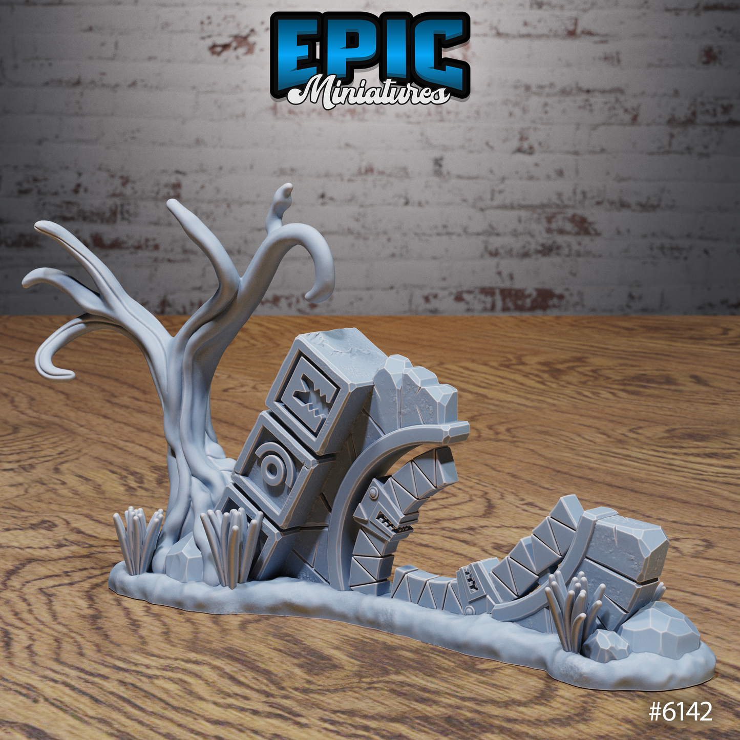 Swamp Lands Terrain Scatter Set - Dungeon Entrance, Portals and Ruins (7 Variants Available) - Epic Miniatures