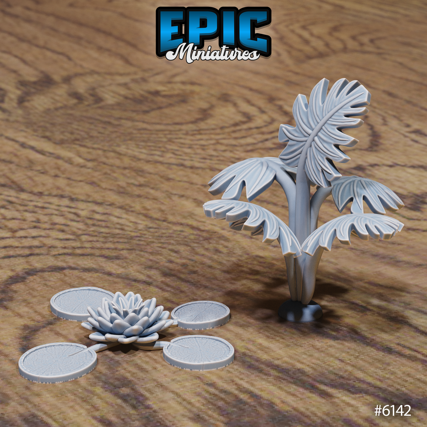 Swamp Lands Terrain Scatter Set - Trees and Plants (14 Variants Available) - Epic Miniatures