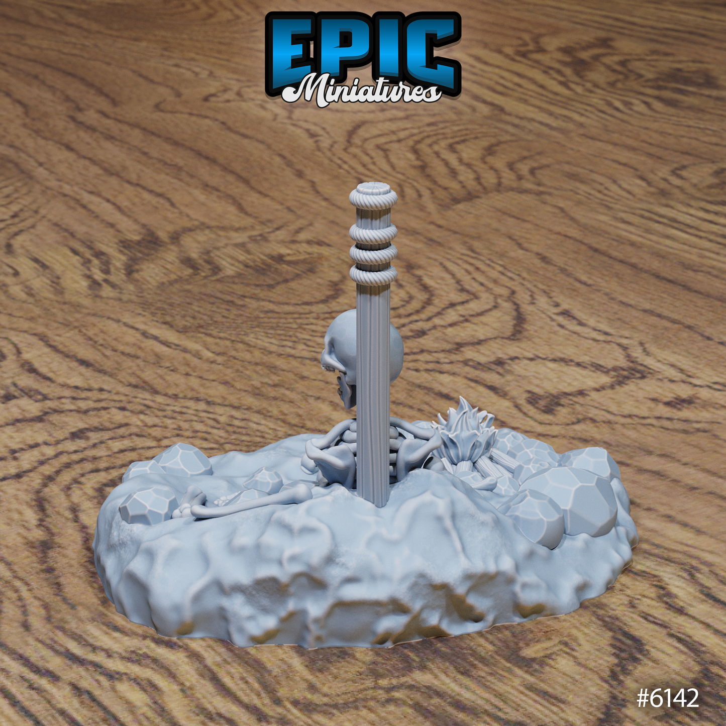 Swamp Lands Terrain Scatter Set - Ground and Witch Decorations (6 Variants Available) - Epic Miniatures