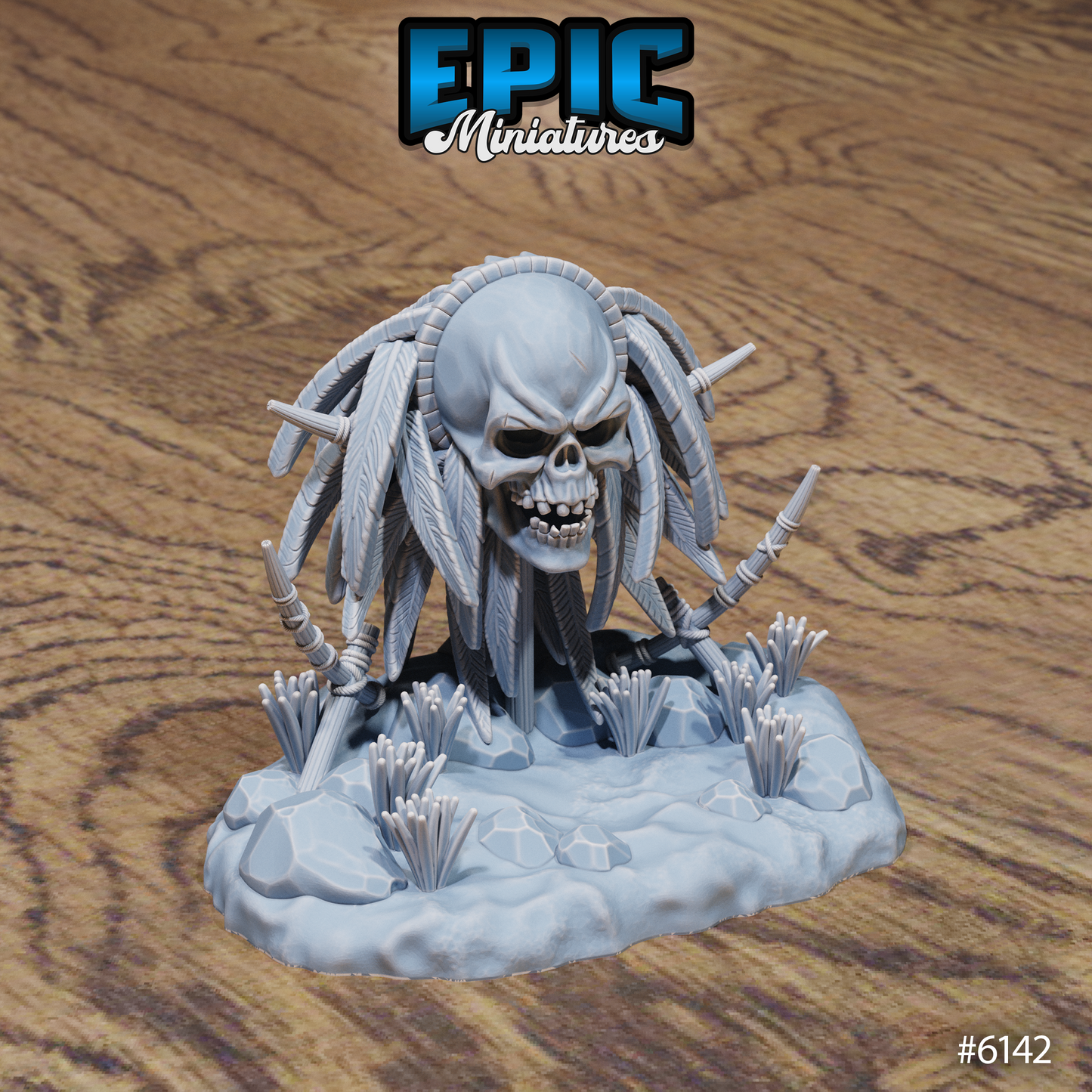 Swamp Lands Terrain Scatter Set - Ground and Witch Decorations (6 Variants Available) - Epic Miniatures