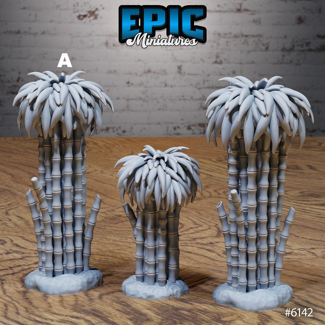 Swamp Lands Terrain Scatter Set - Bamboo (3 Variants Available) - Epic Miniatures