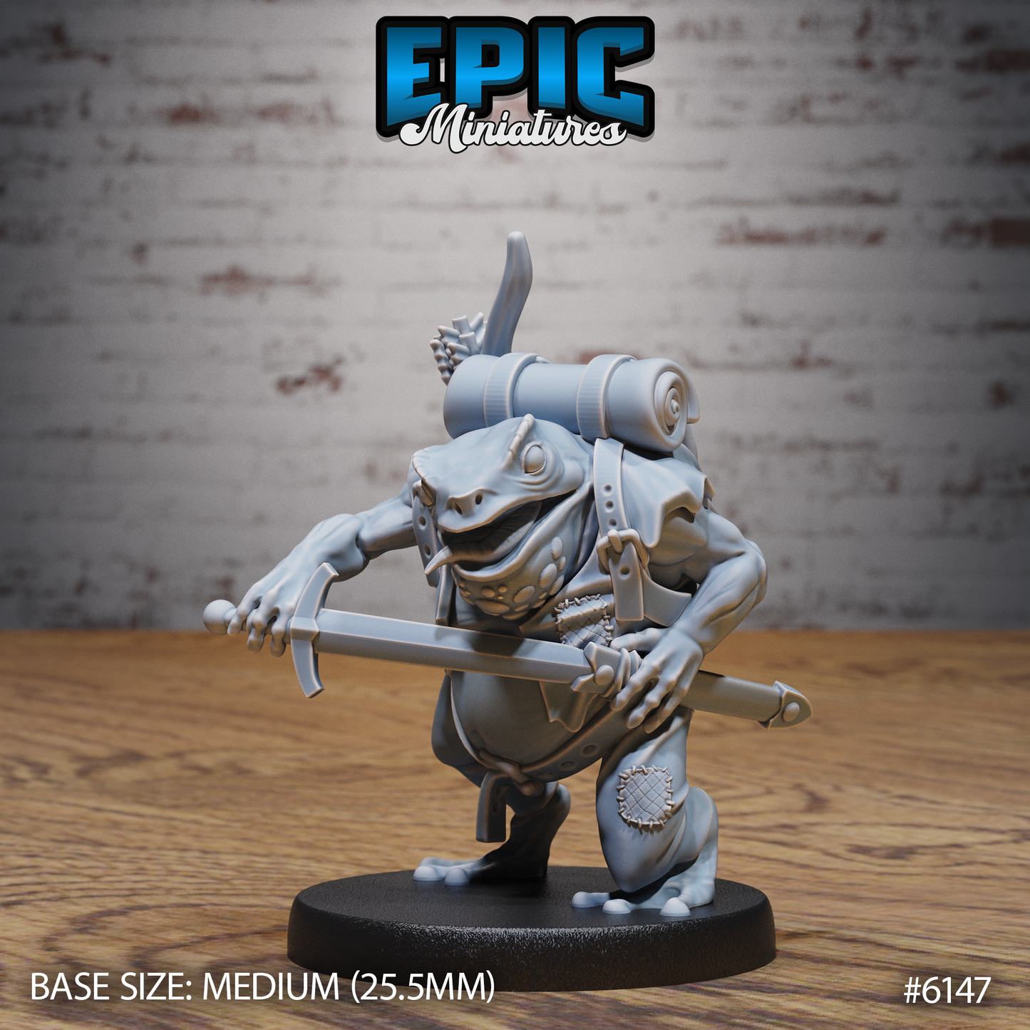 Toad Folk, Set 3 (4 Variants Available) - Epic Miniatures