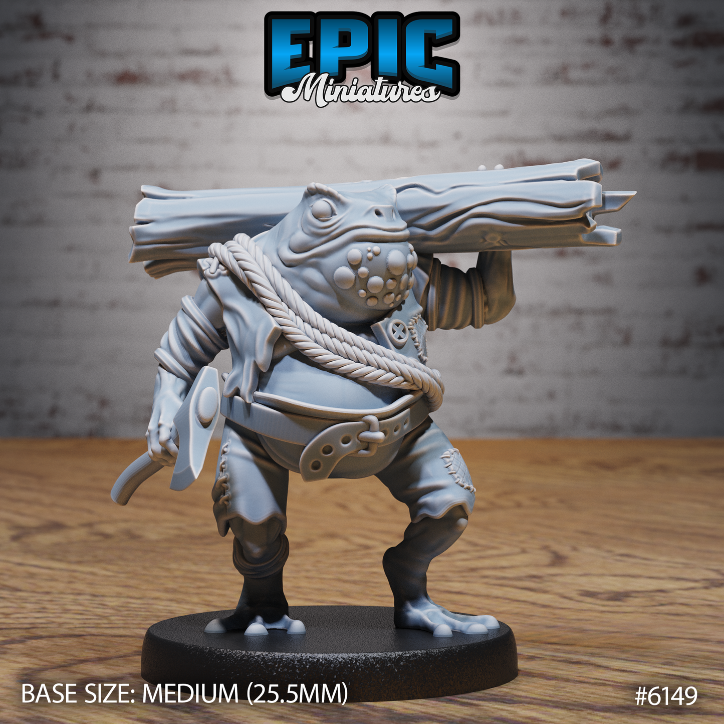 Toad Folk, Set 3 (4 Variants Available) - Epic Miniatures