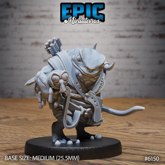 Toad Folk, Set 4 (4 Variants Available) - Epic Miniatures