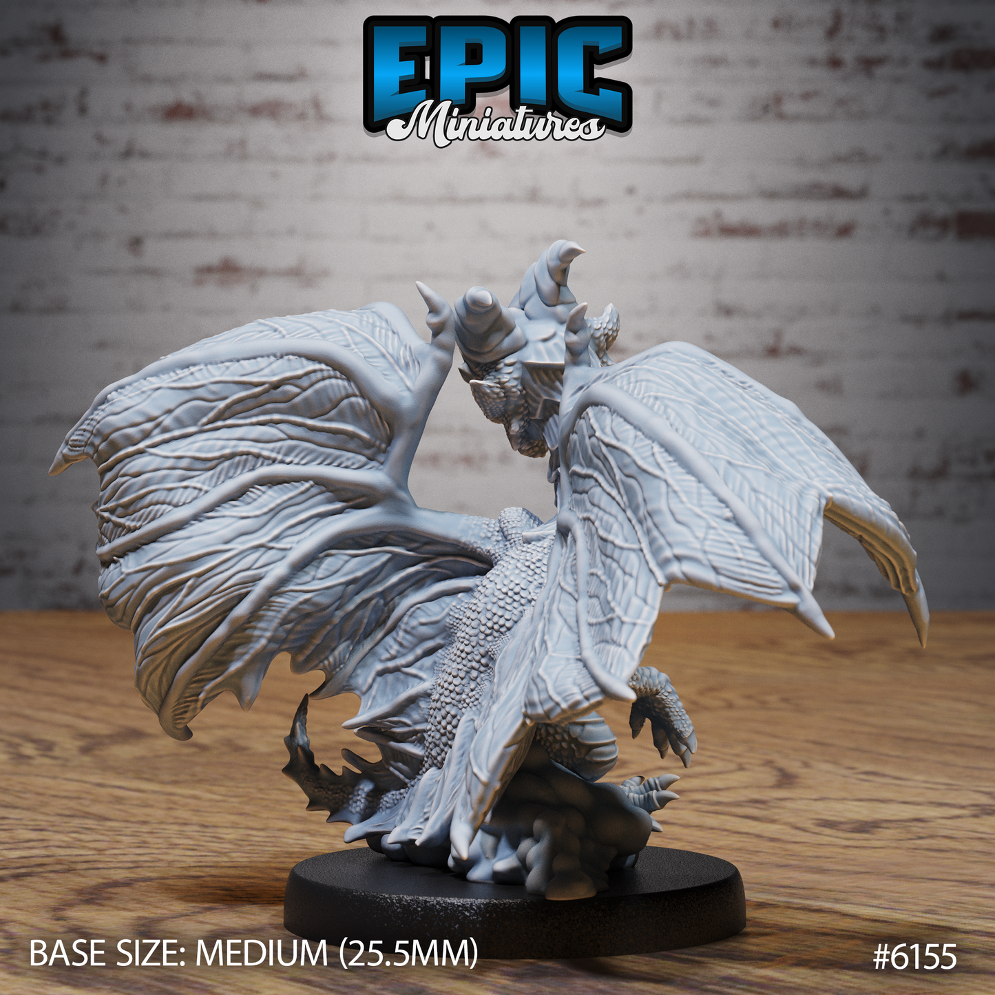 Copper Dragon Wyrmling (3 Variants Available) - Epic Miniatures