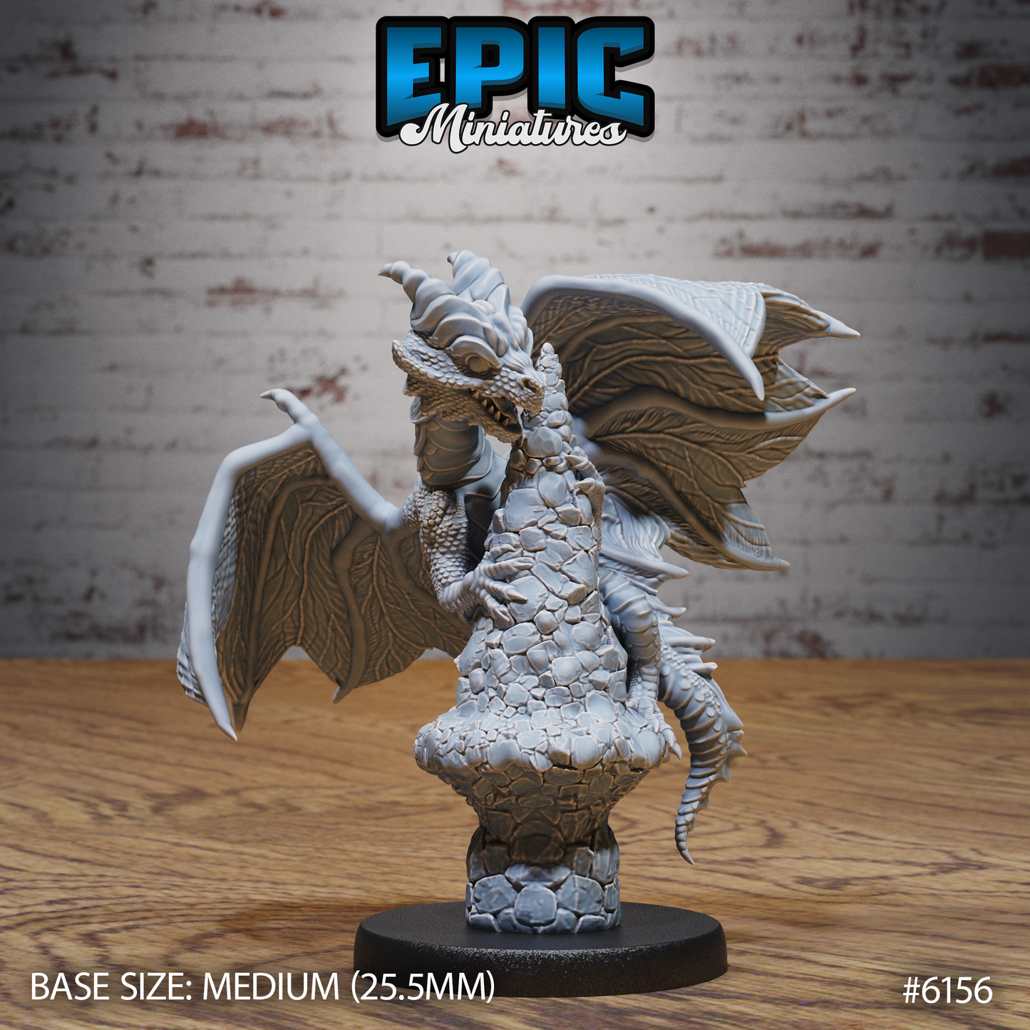 Copper Dragon Wyrmling (3 Variants Available) - Epic Miniatures