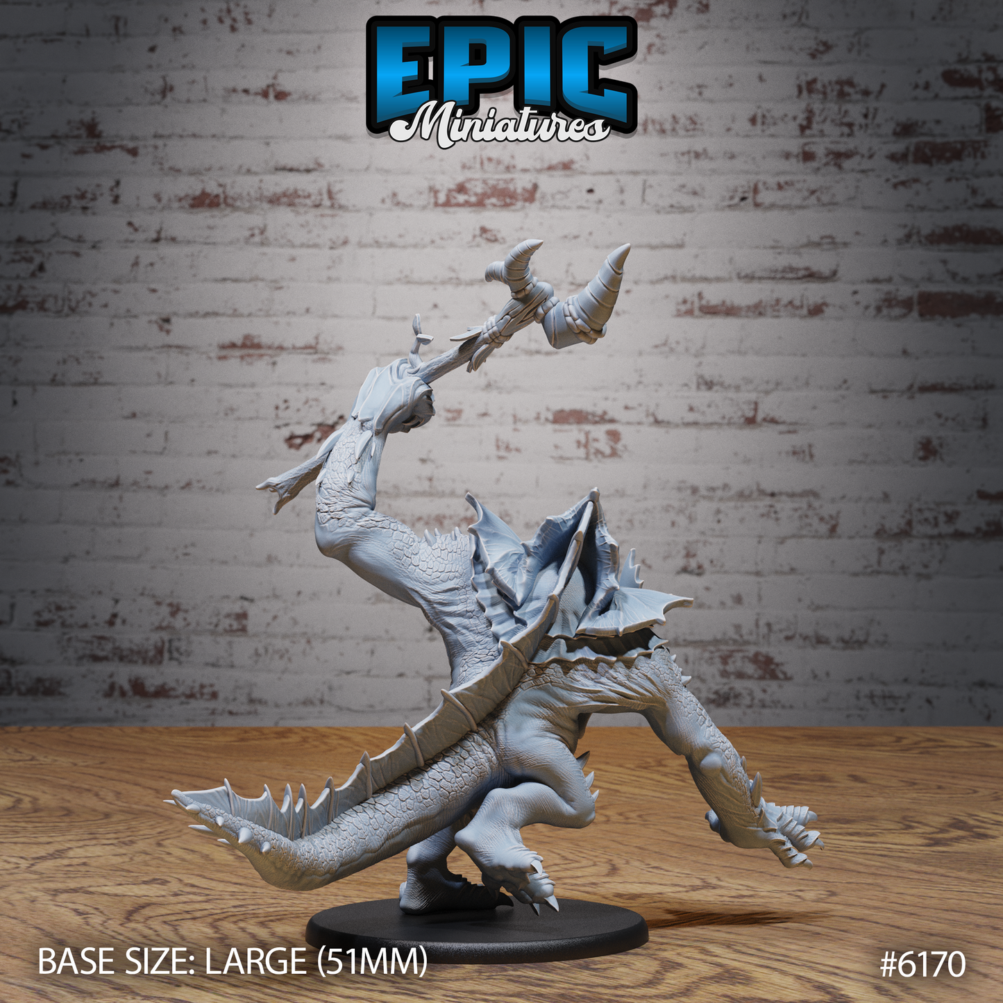 Amphibian Beast (3 Variants Available) - Epic Miniatures