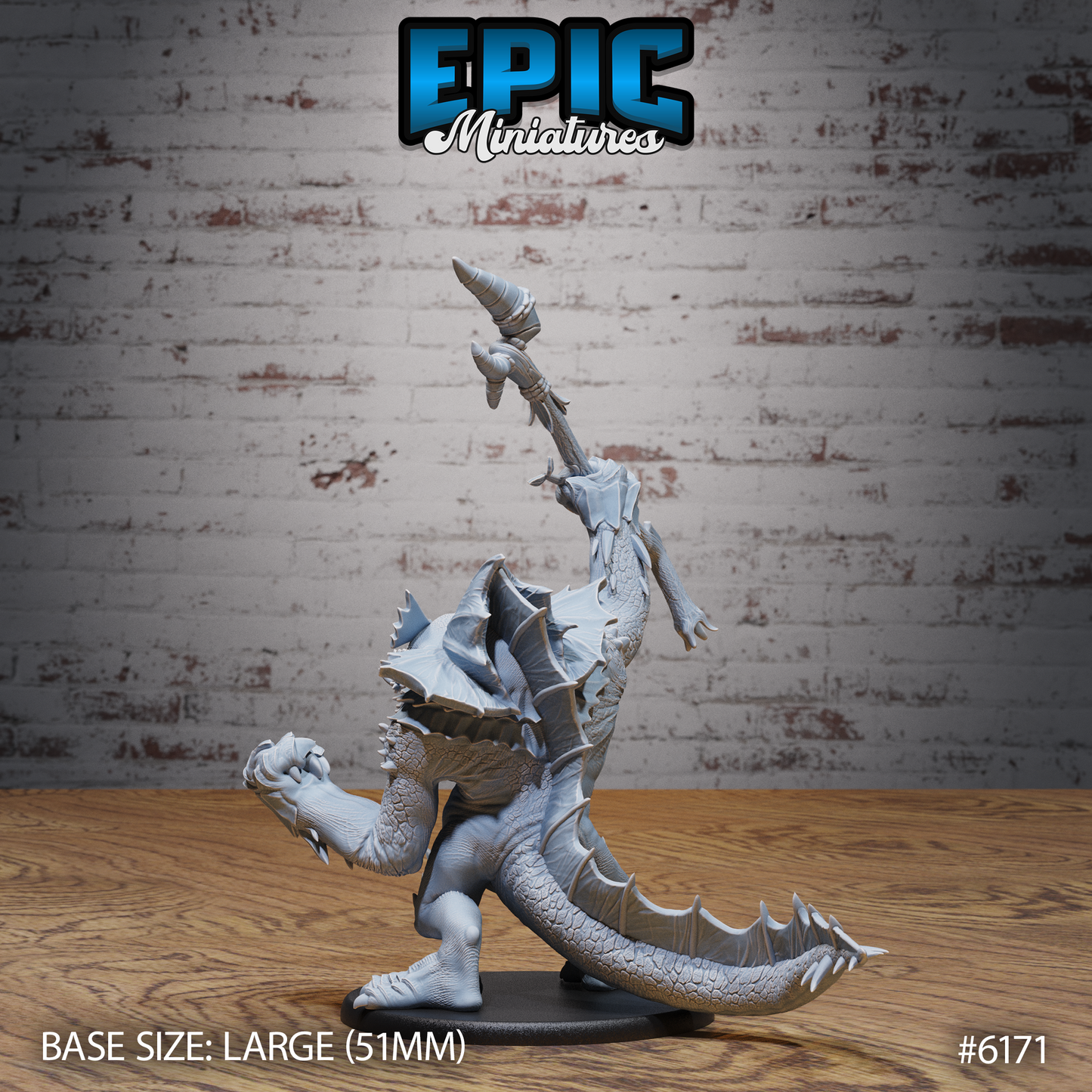 Amphibian Beast (3 Variants Available) - Epic Miniatures