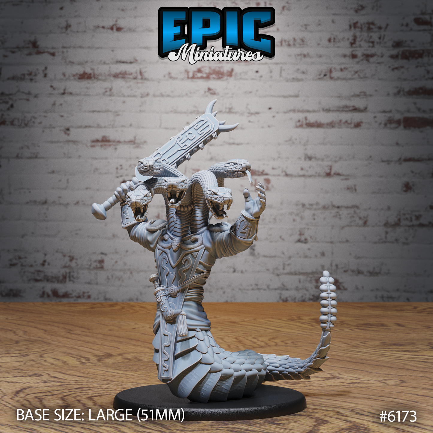Snake Shaman (3 Variants Available) - Epic Miniatures