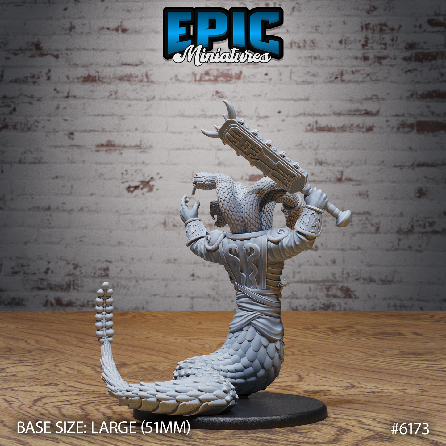 Snake Shaman (3 Variants Available) - Epic Miniatures