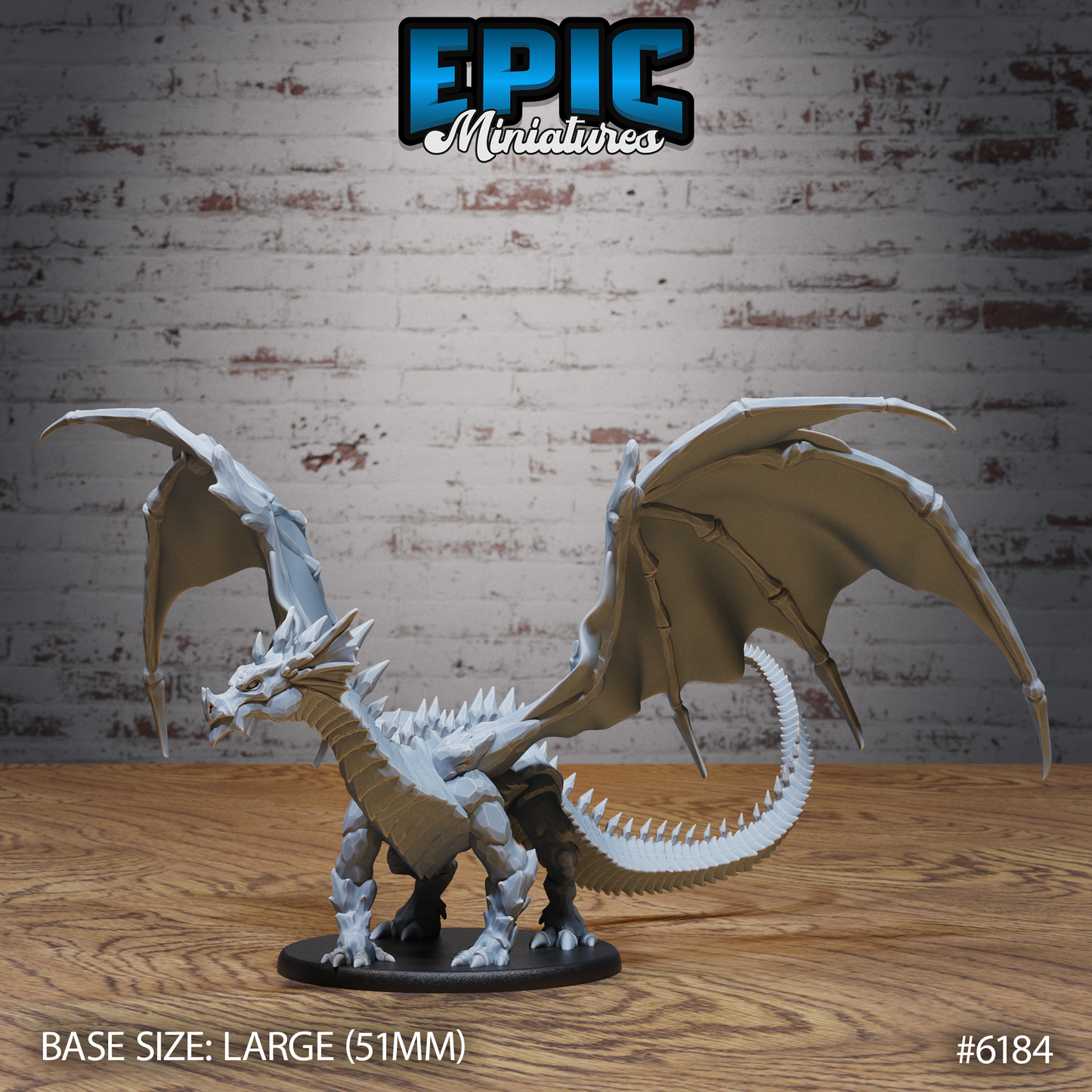 Topaz Dragon (5 Variants Available) - Epic Miniatures