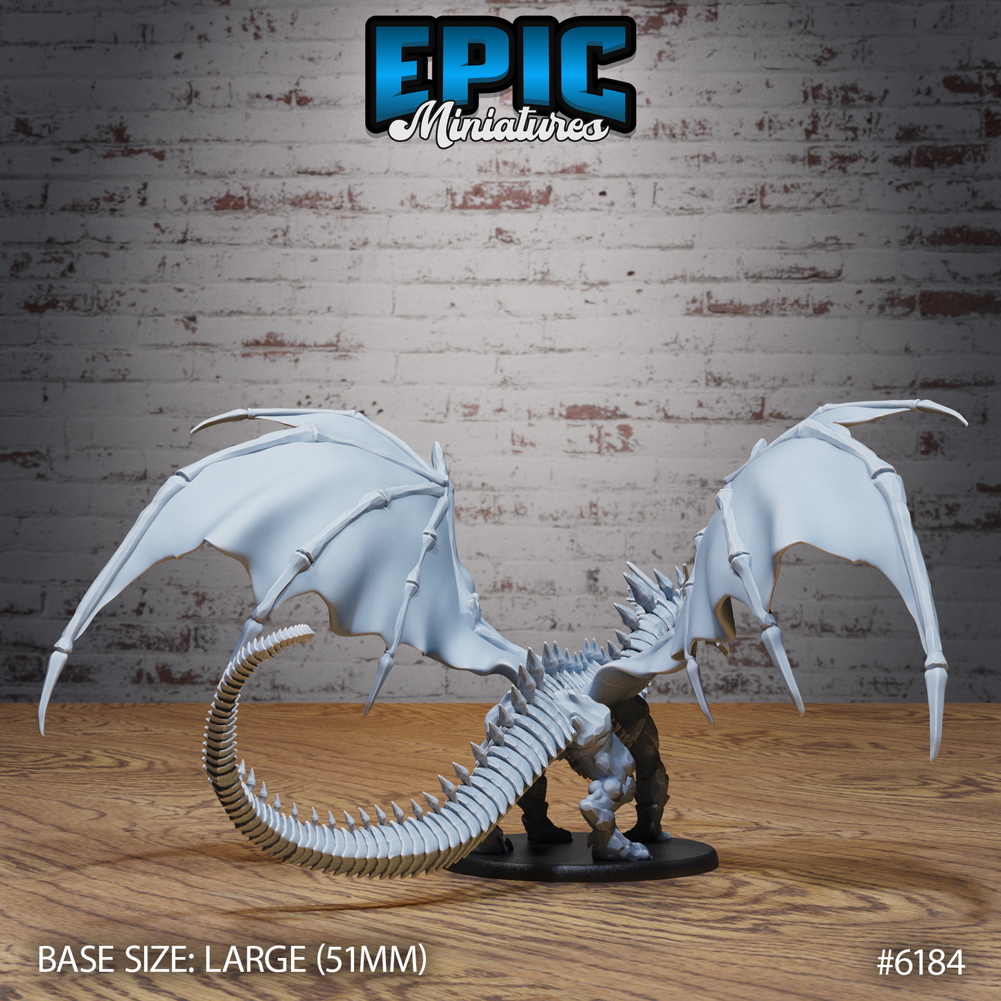 Topaz Dragon (5 Variants Available) - Epic Miniatures