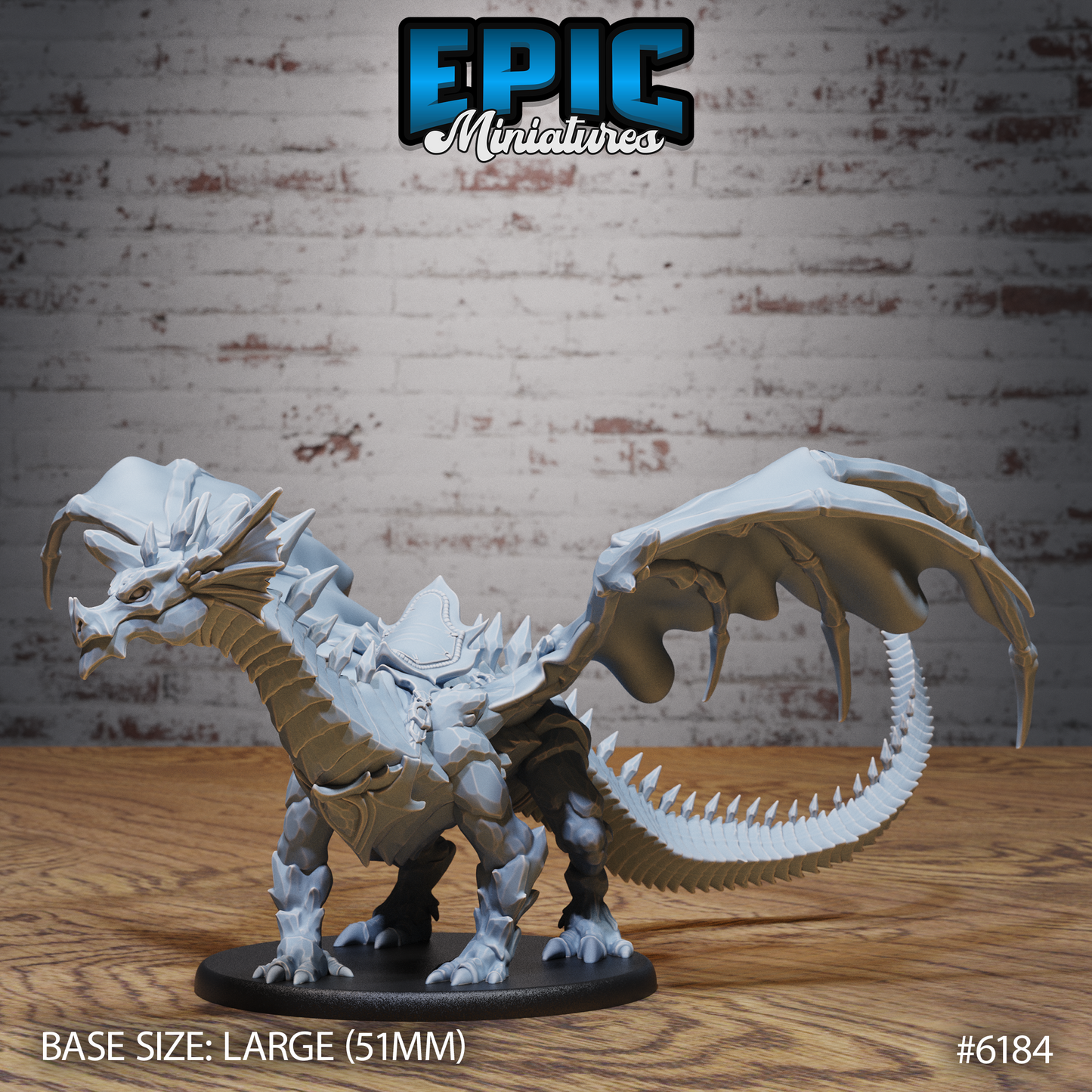Topaz Dragon (5 Variants Available) - Epic Miniatures