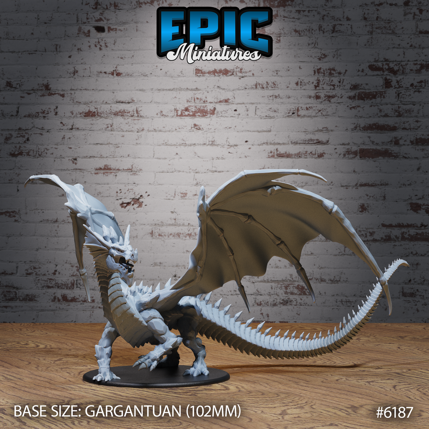 Topaz Dragon (5 Variants Available) - Epic Miniatures