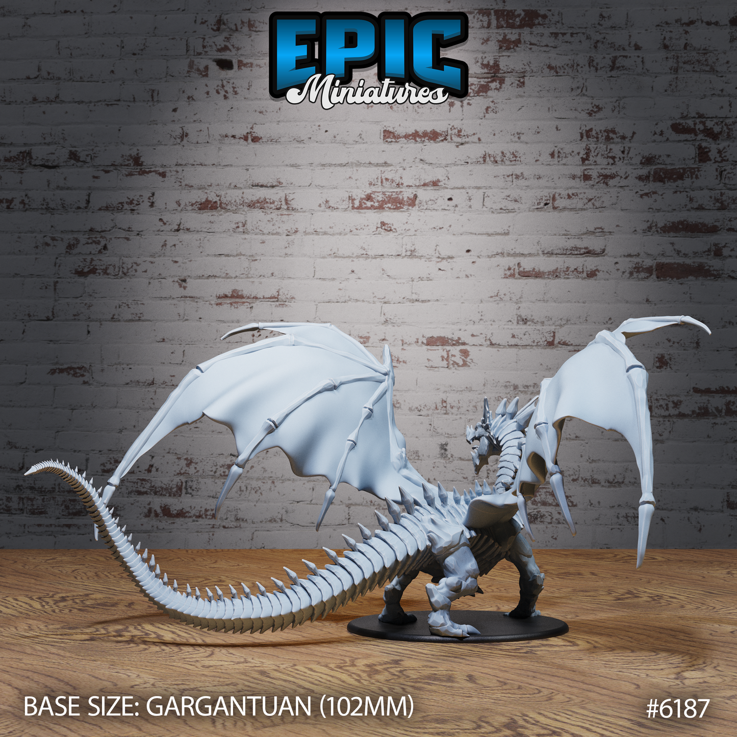 Topaz Dragon (5 Variants Available) - Epic Miniatures