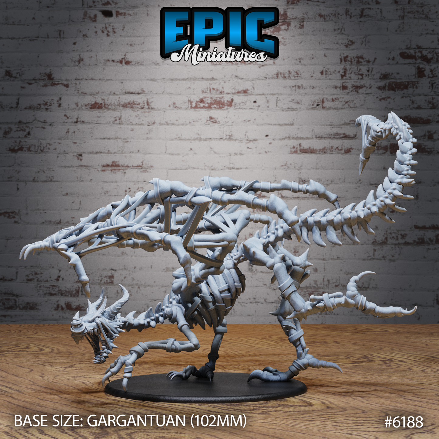 Skeleton Dragon (3 Variants Available) - Epic Miniatures