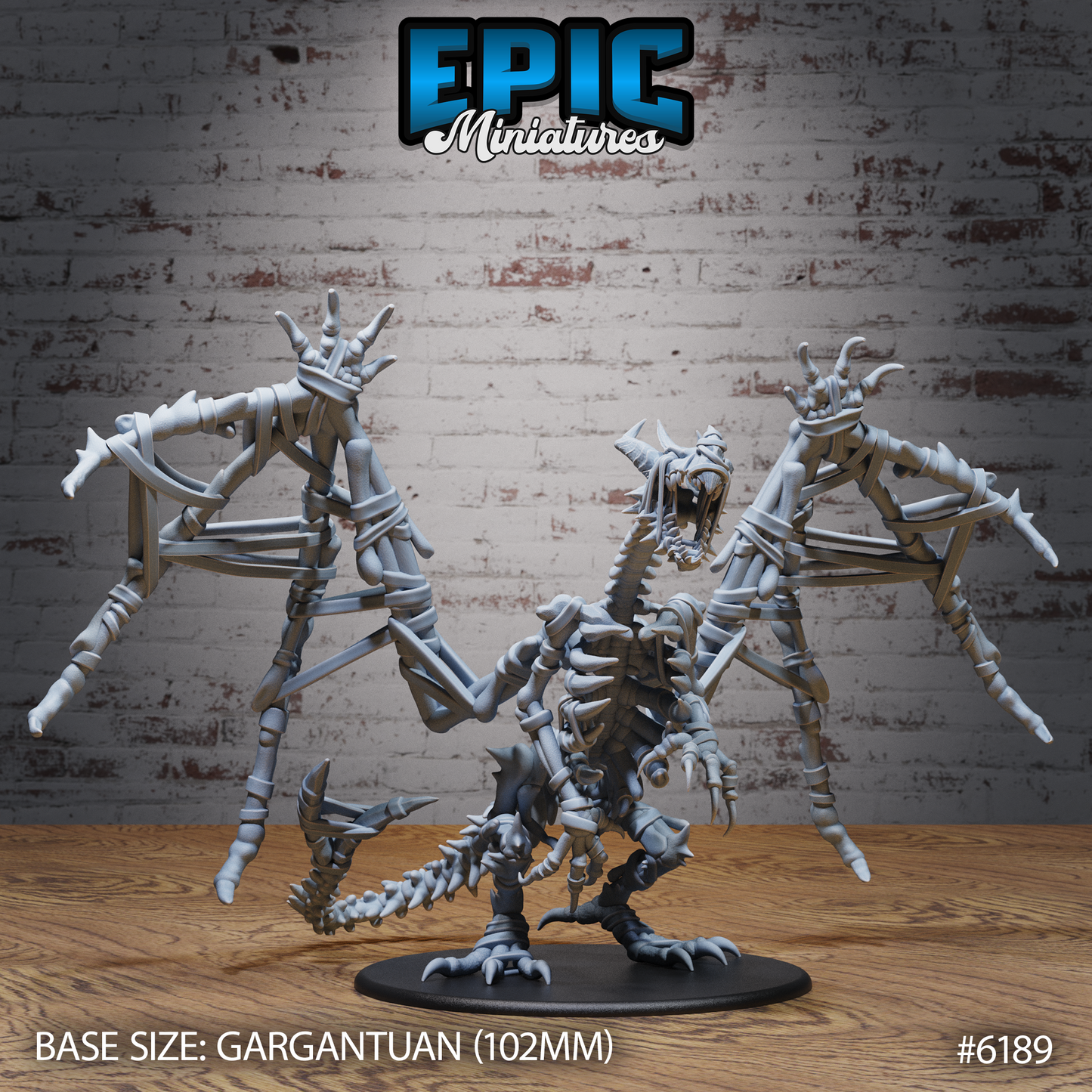 Skeleton Dragon (3 Variants Available) - Epic Miniatures