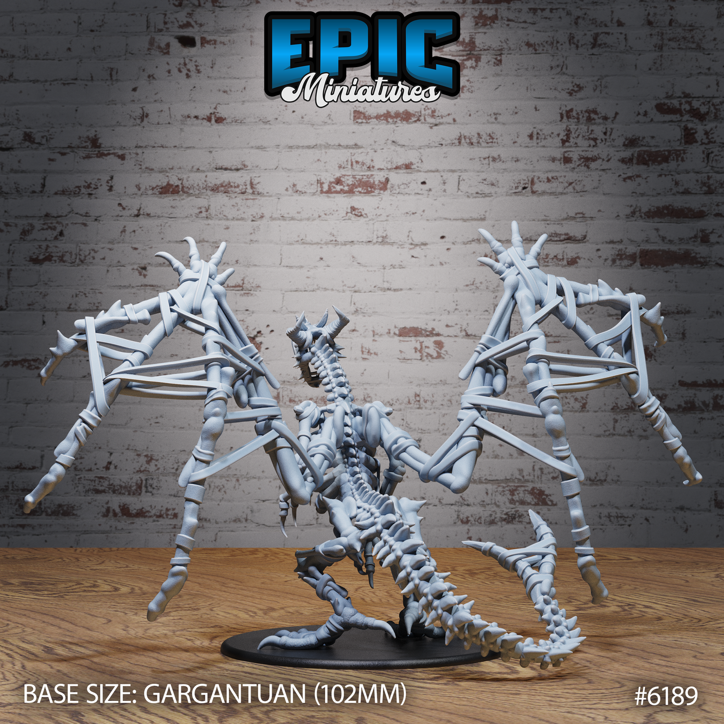 Skeleton Dragon (3 Variants Available) - Epic Miniatures