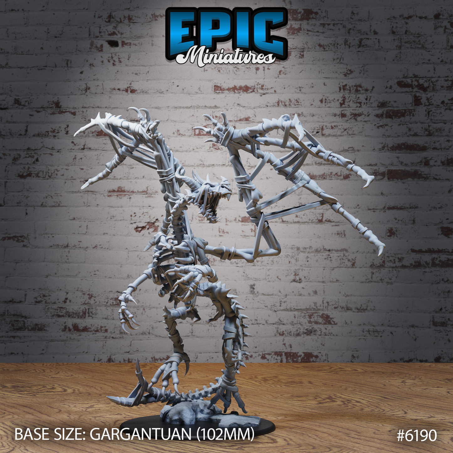 Skeleton Dragon (3 Variants Available) - Epic Miniatures