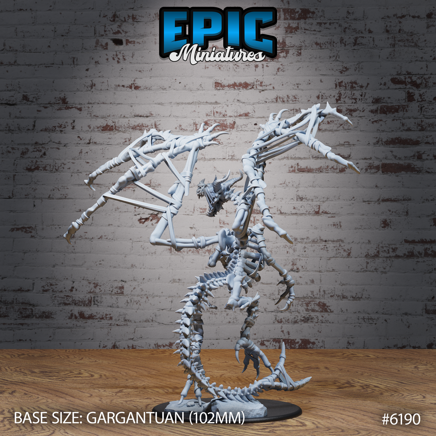 Skeleton Dragon (3 Variants Available) - Epic Miniatures
