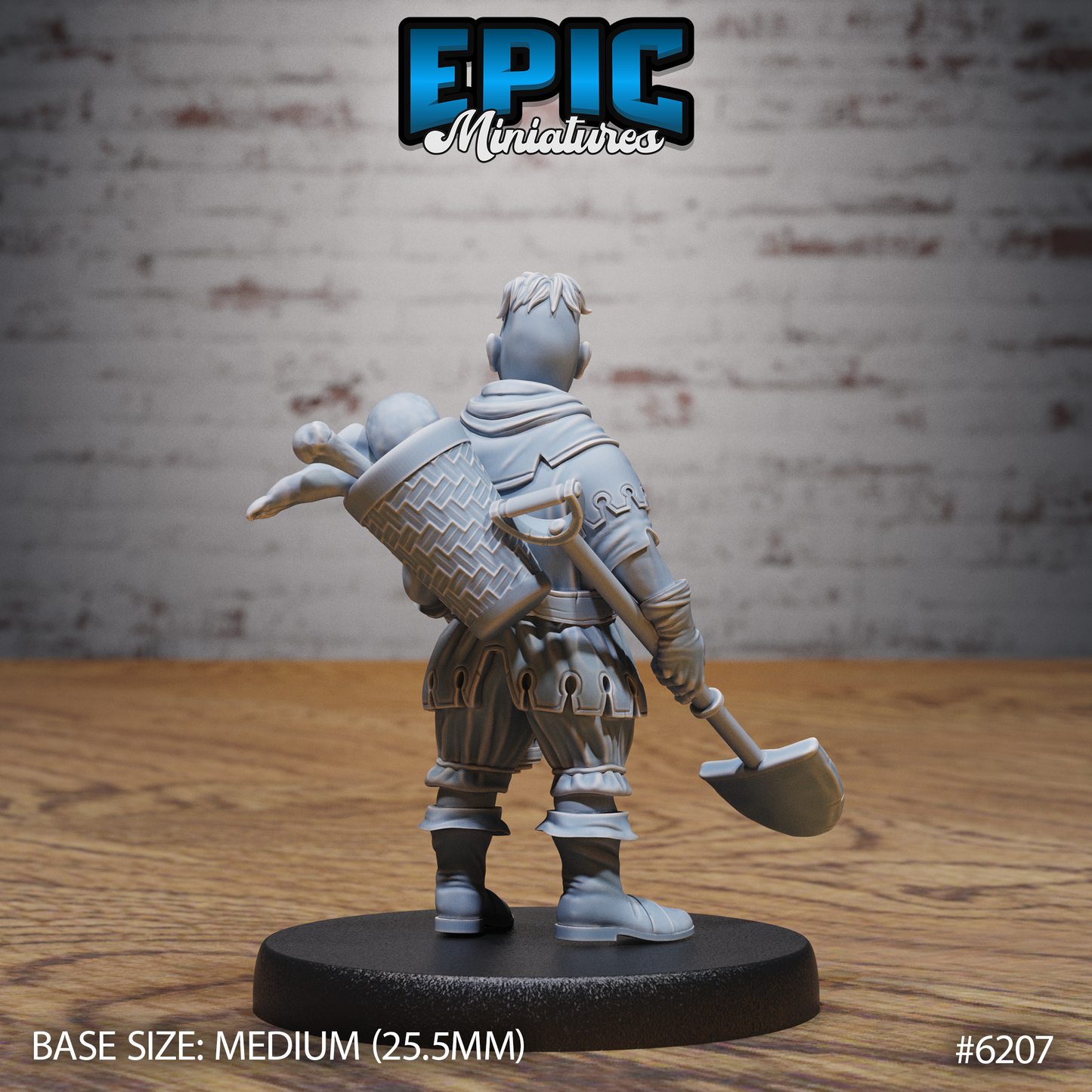 Grave Digger, Set 2 (3 Variants Available) - Epic Miniatures