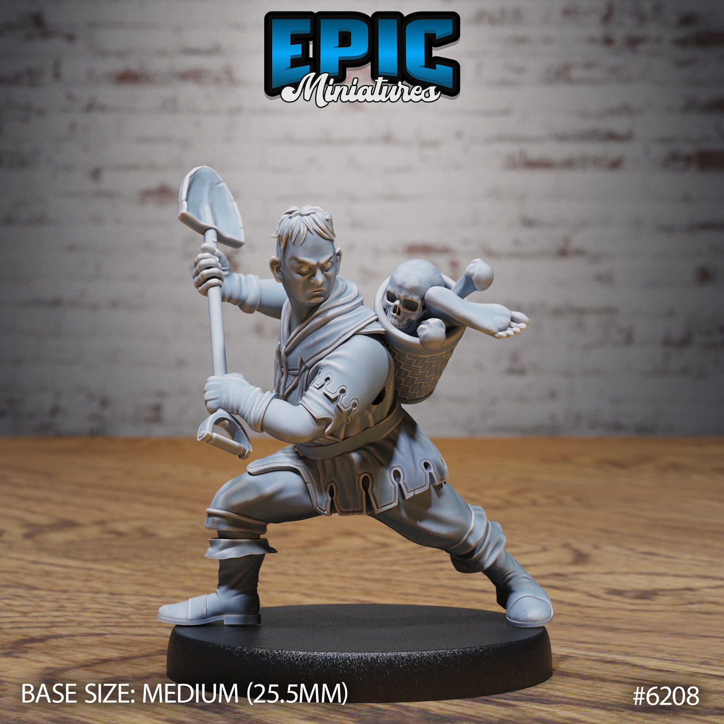 Grave Digger, Set 2 (3 Variants Available) - Epic Miniatures