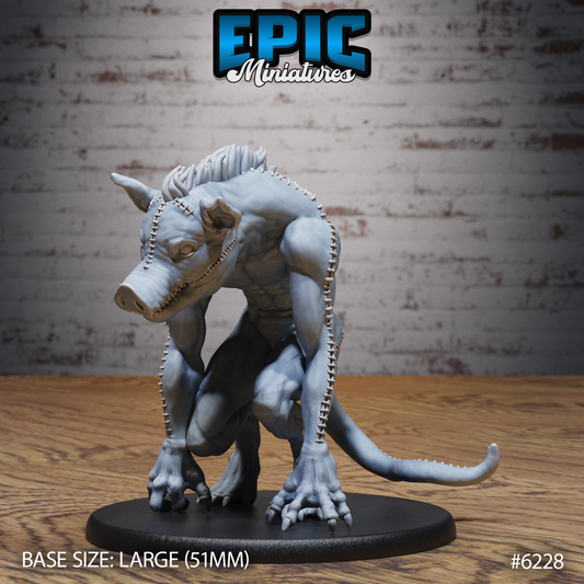 Stitched Pig Beast (3 Variants Available) - Epic Miniatures