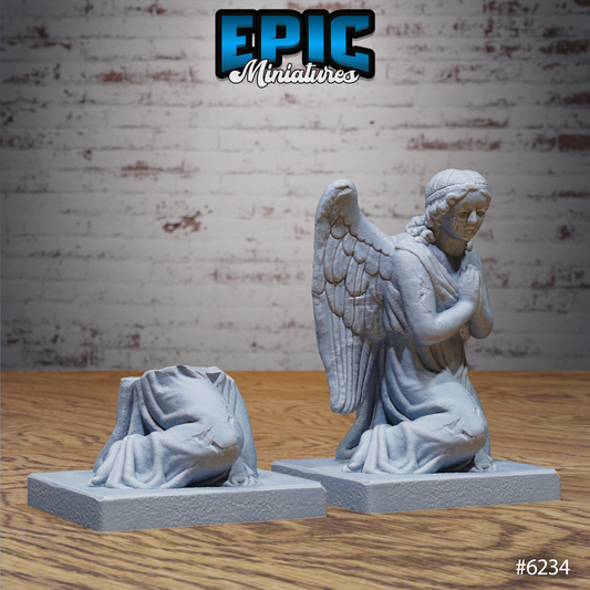 Heavenly Terrain Scatter Set - Shrines, Church Organs and Angel Statues (7 Variants Available) - Epic Miniatures