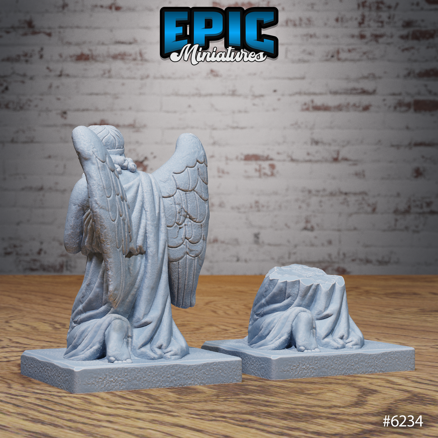 Heavenly Terrain Scatter Set - Shrines, Church Organs and Angel Statues (7 Variants Available) - Epic Miniatures