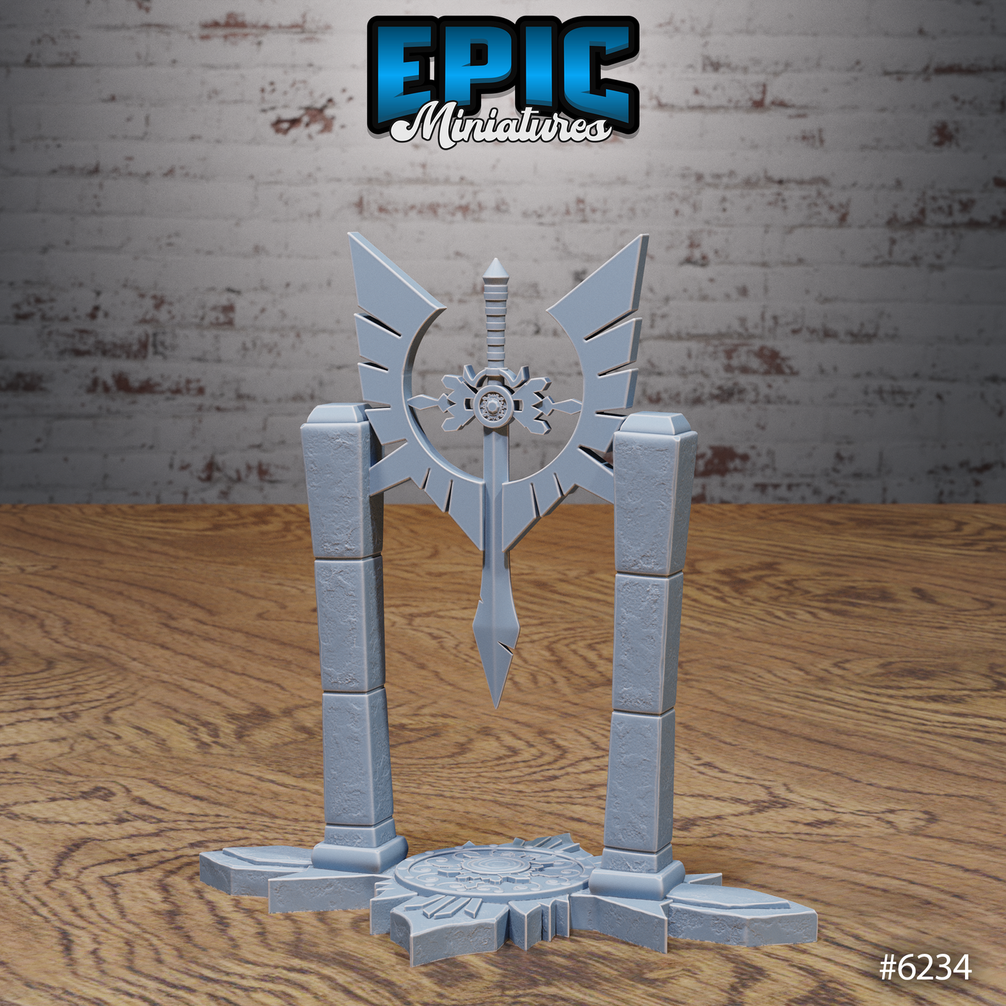 Heavenly Terrain Scatter Set - Defence Towers, Altars and Fountains (6 Variants Available) - Epic Miniatures