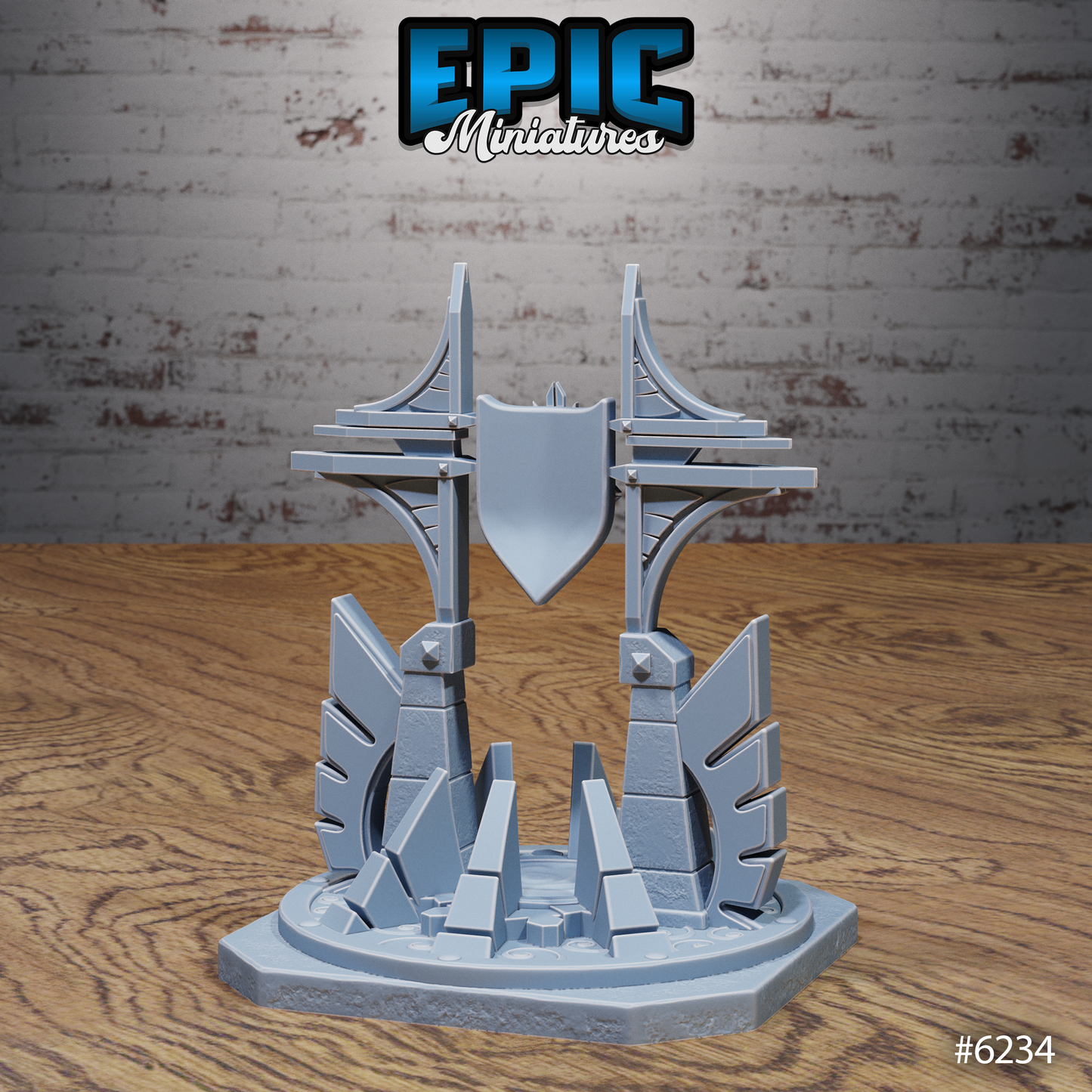 Heavenly Terrain Scatter Set - Defence Towers, Altars and Fountains (6 Variants Available) - Epic Miniatures