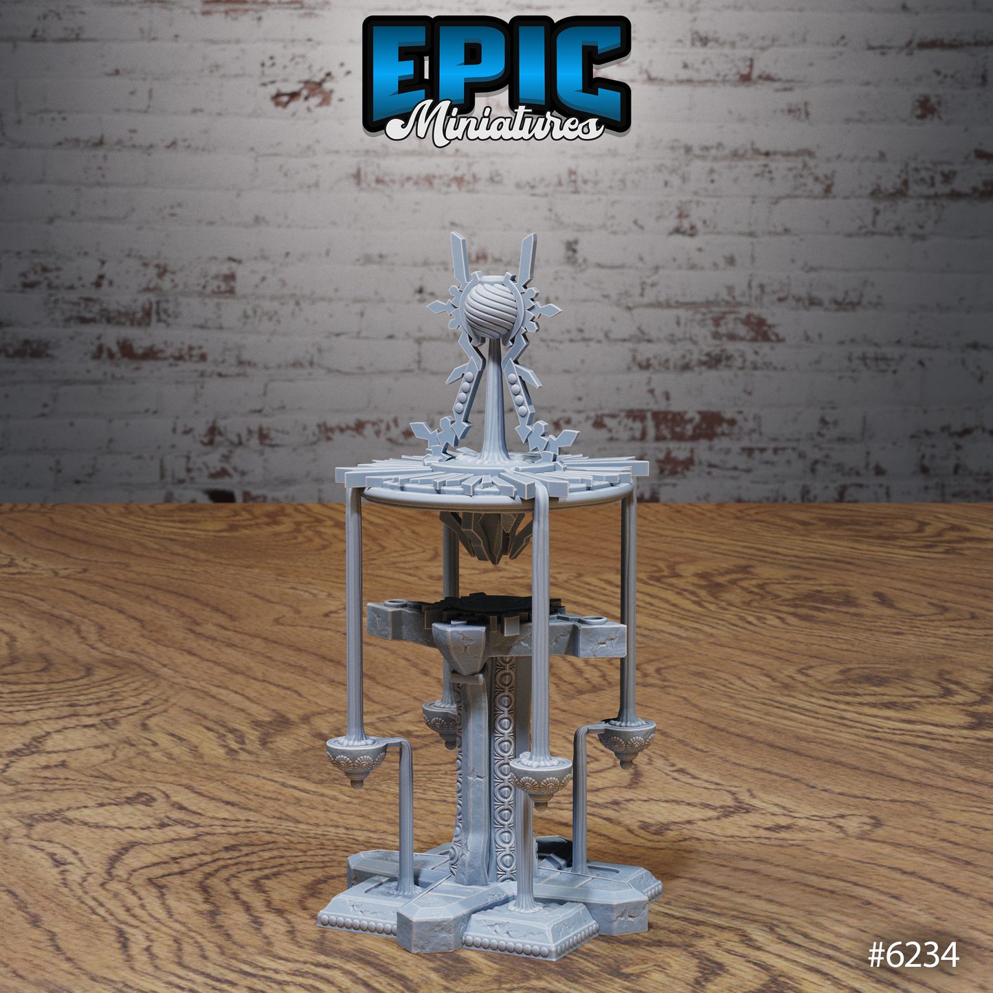 Heavenly Terrain Scatter Set - Defence Towers, Altars and Fountains (6 Variants Available) - Epic Miniatures