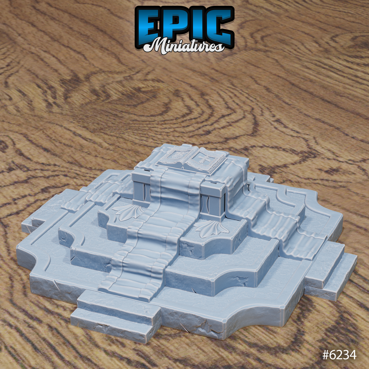Heavenly Terrain Scatter Set - Defence Towers, Altars and Fountains (6 Variants Available) - Epic Miniatures