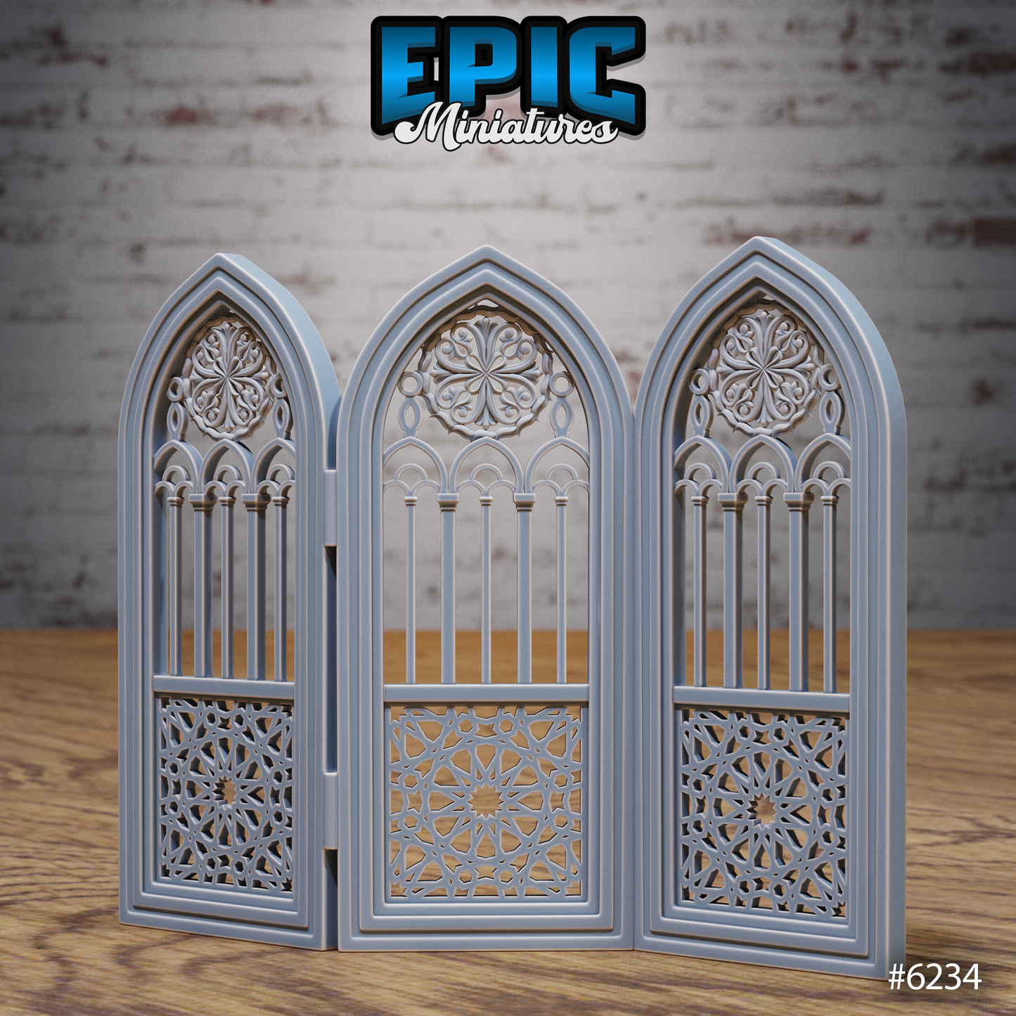 Heavenly Terrain Scatter Set - Candles, Torches, Workbench & Screen (7 Variants Available) - Epic Miniatures