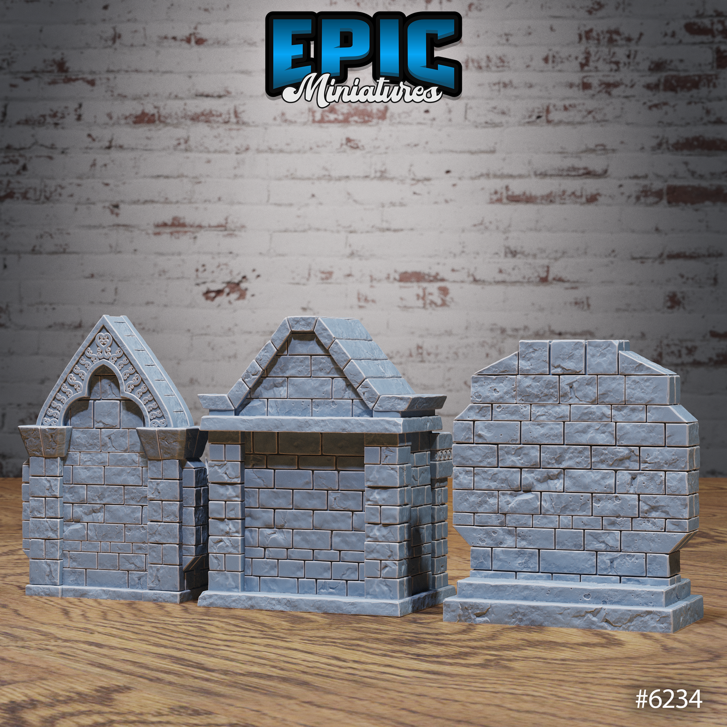 Heavenly Terrain Scatter Set - Shrines, Church Organs and Angel Statues (7 Variants Available) - Epic Miniatures