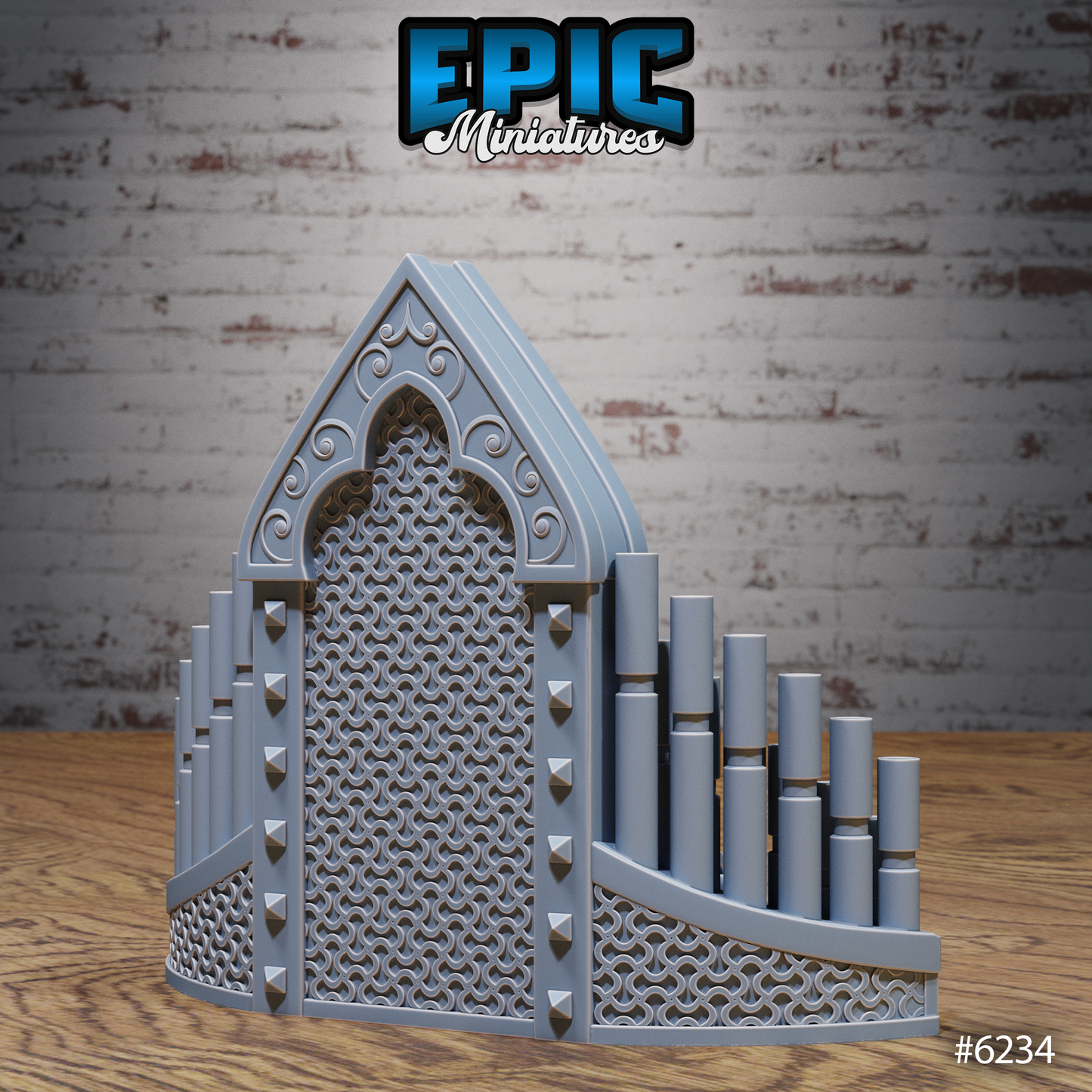 Heavenly Terrain Scatter Set - Shrines, Church Organs and Angel Statues (7 Variants Available) - Epic Miniatures