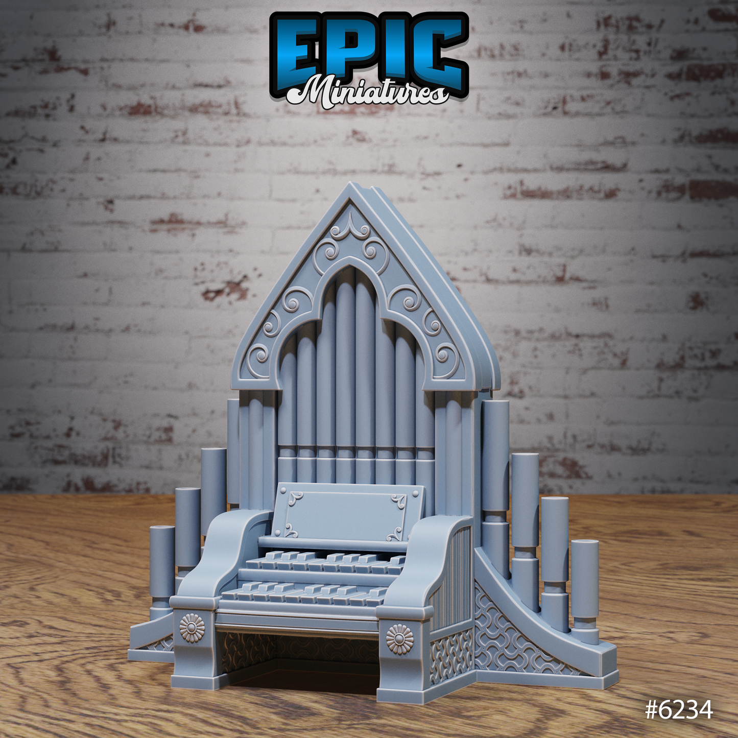 Heavenly Terrain Scatter Set - Shrines, Church Organs and Angel Statues (7 Variants Available) - Epic Miniatures