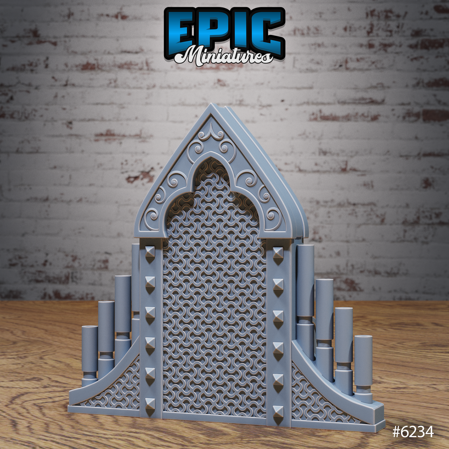 Heavenly Terrain Scatter Set - Shrines, Church Organs and Angel Statues (7 Variants Available) - Epic Miniatures