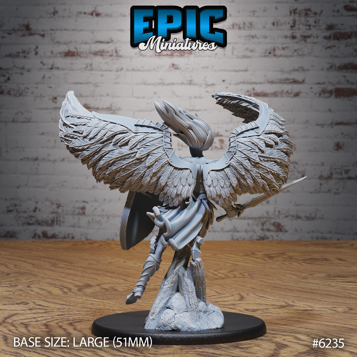 Solar Lady Angel (3 Variants Available) - Epic Miniatures