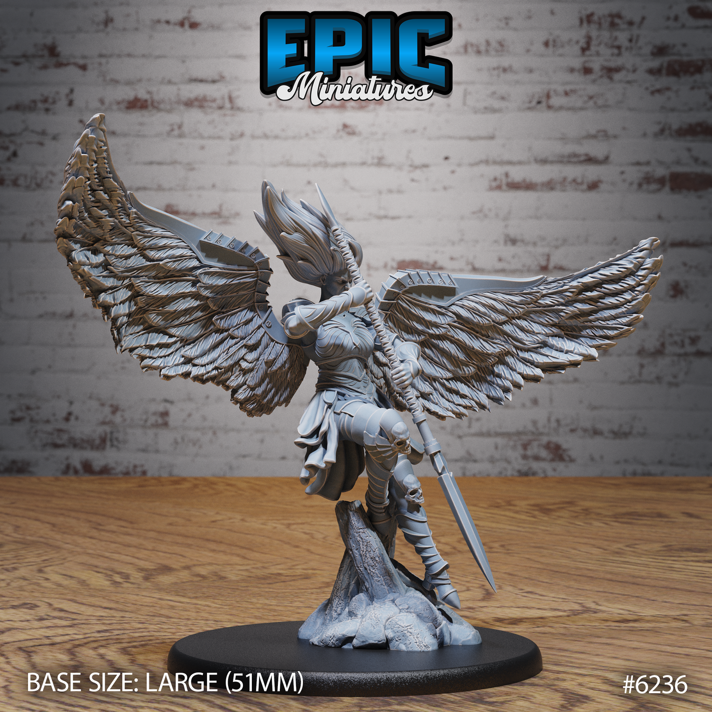 Solar Lady Angel (3 Variants Available) - Epic Miniatures