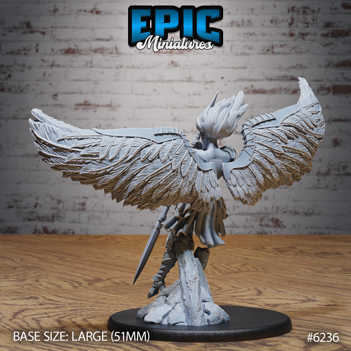 Solar Lady Angel (3 Variants Available) - Epic Miniatures