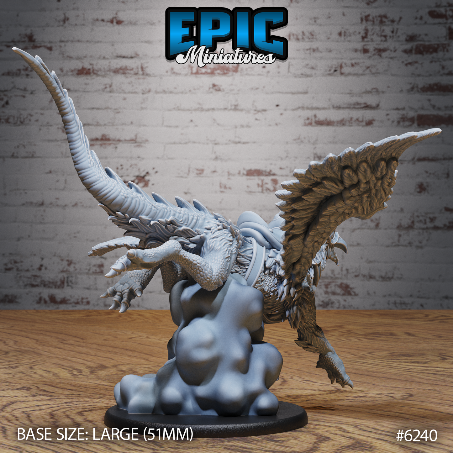 Noble Griffin - Saddled (4 Variants Available) - Epic Miniatures