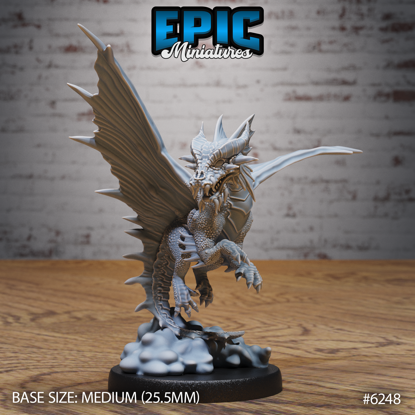 Gold Dragon Wyrmling (3 Variants Available) - Epic Miniatures