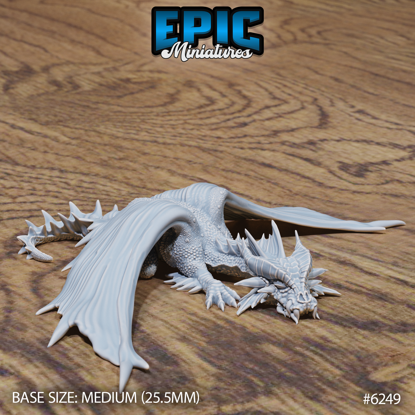 Gold Dragon Wyrmling (3 Variants Available) - Epic Miniatures