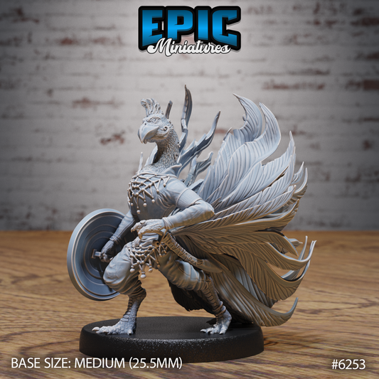 Peacock Folk Adventurers (3 Variants Available) - Epic Miniatures