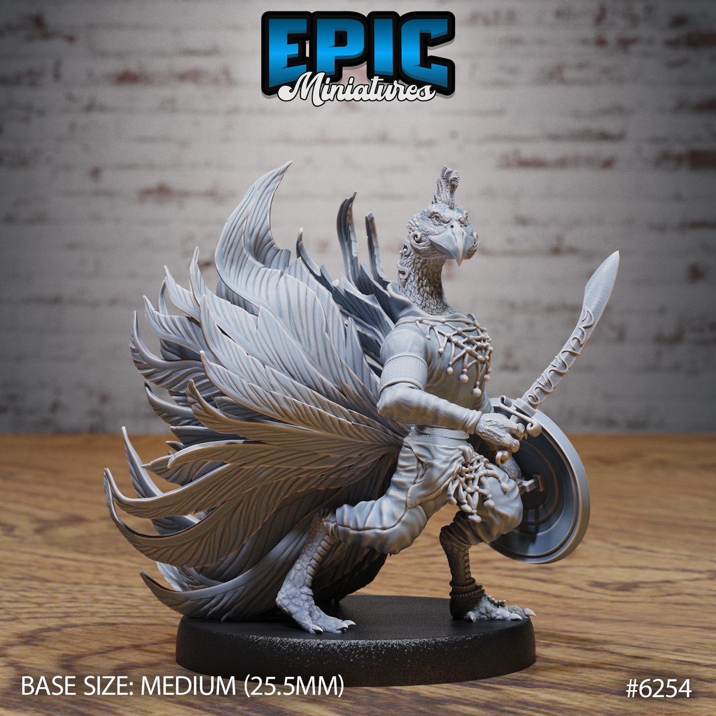 Peacock Folk Adventurers (3 Variants Available) - Epic Miniatures
