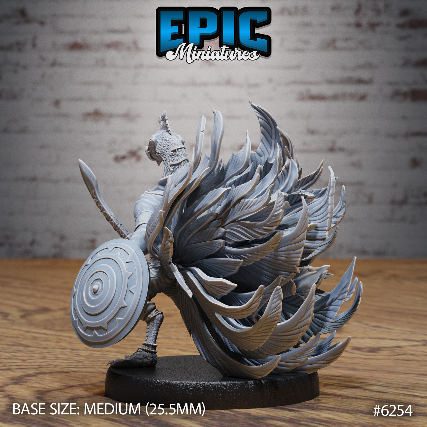 Peacock Folk Adventurers (3 Variants Available) - Epic Miniatures