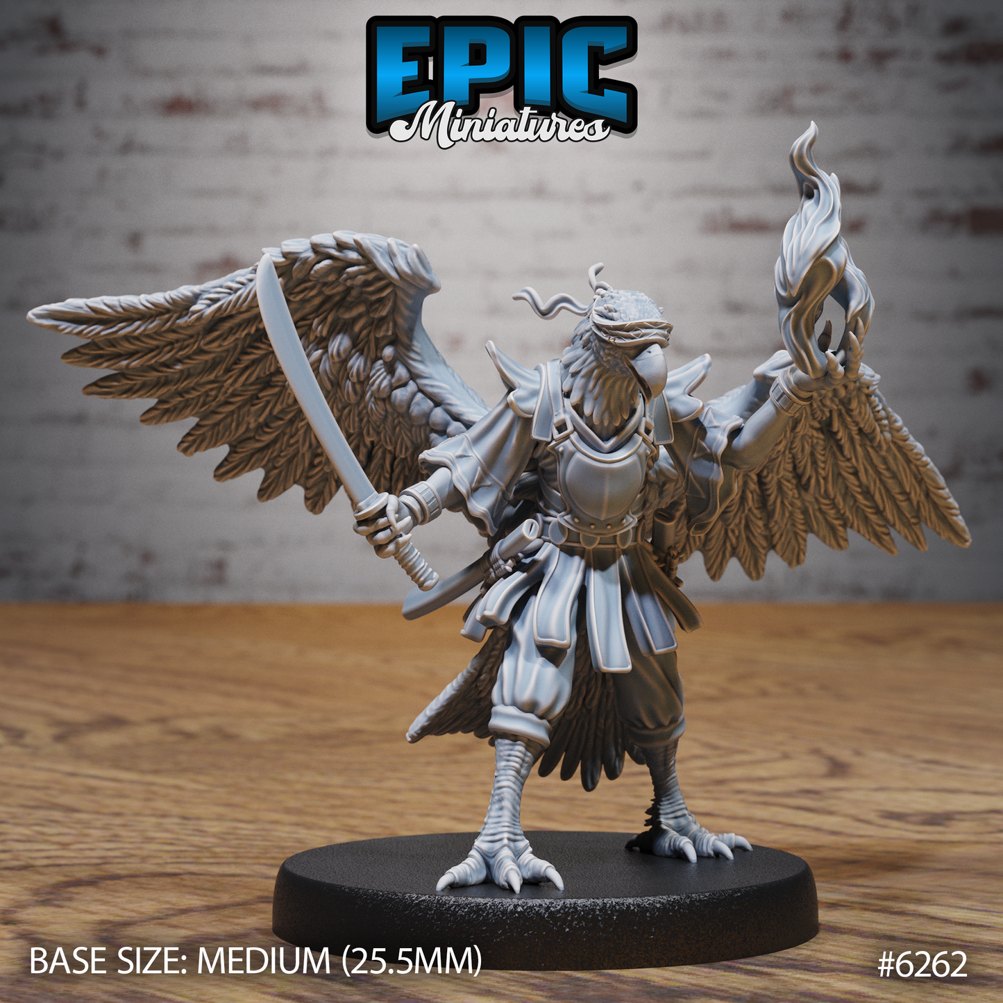 Hawk Folk Adventurers - Masked (3 Variants Available) - Epic Miniatures