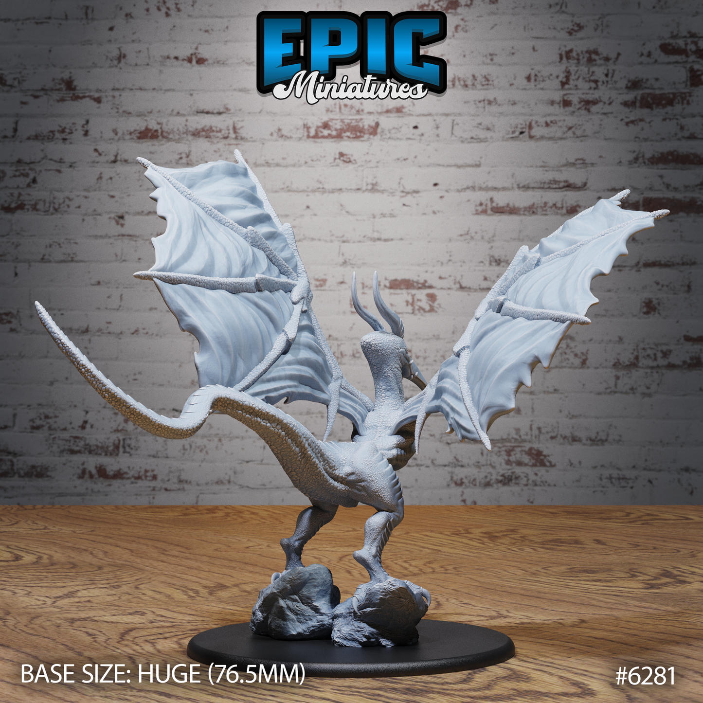 Cyclops Wyvern (3 Variants Available) - Epic Miniatures